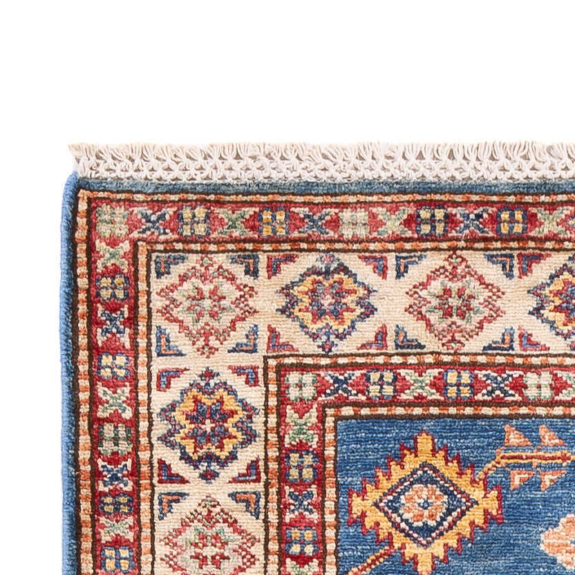 Alfombra de pasillo Alfombra Ziegler - Kazak - 254 x 77 cm - azul