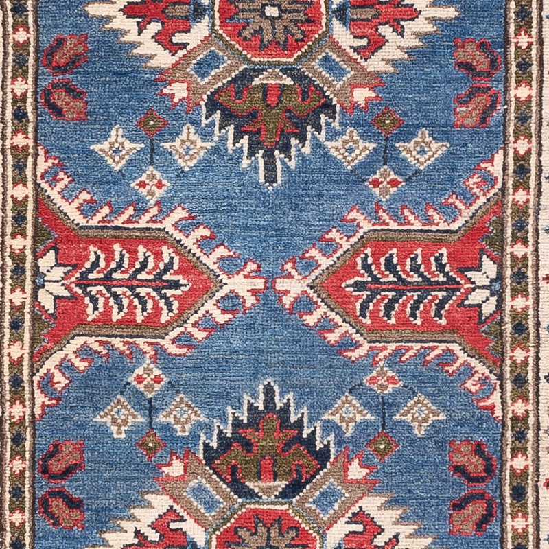 Alfombra de pasillo Alfombra Ziegler - Kazak - 288 x 82 cm - azul