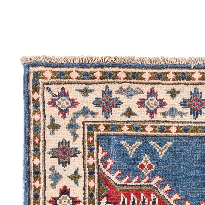 Alfombra de pasillo Alfombra Ziegler - Kazak - 288 x 82 cm - azul