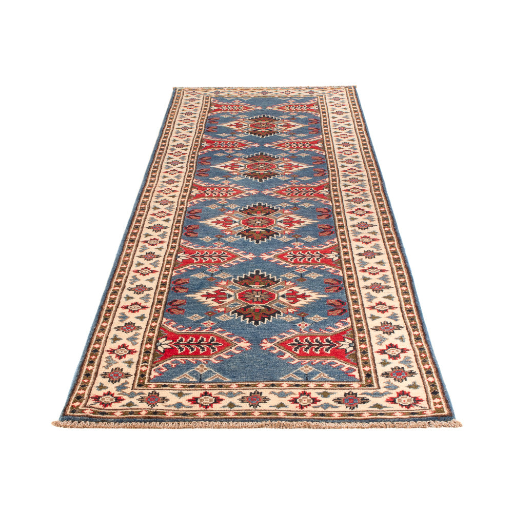 Alfombra de pasillo Alfombra Ziegler - Kazak - 288 x 82 cm - azul