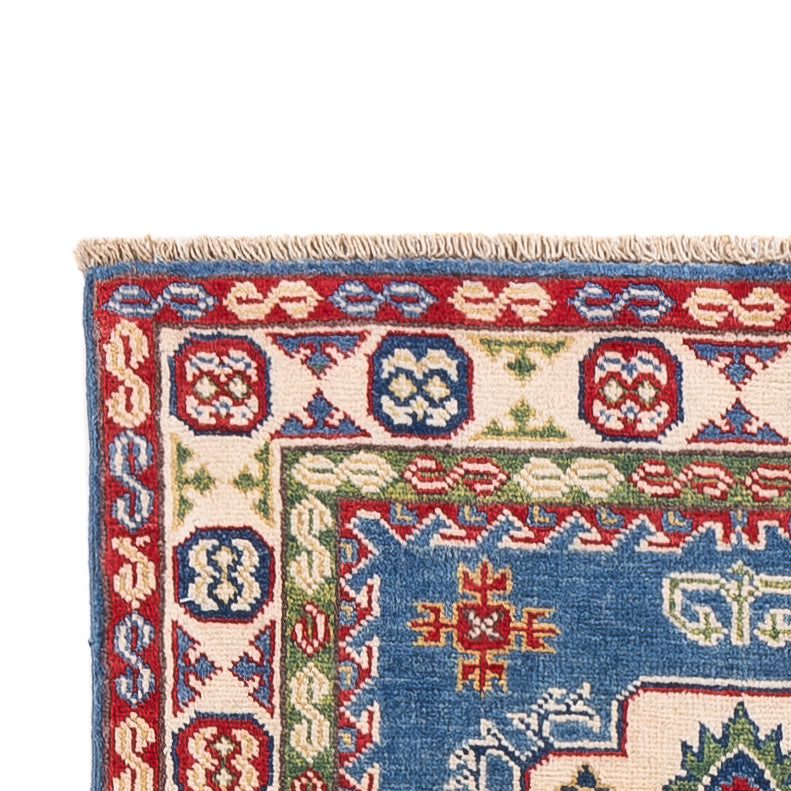 Alfombra de pasillo Alfombra Ziegler - Kazak - 281 x 80 cm - azul