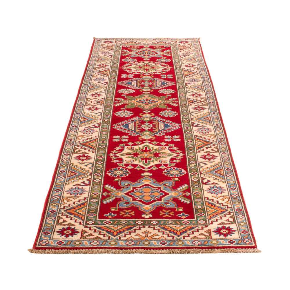 Alfombra de pasillo Alfombra Ziegler - Kazak - 293 x 76 cm - rojo