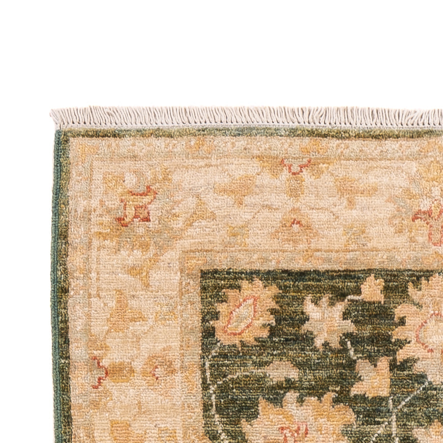 Alfombra de pasillo Alfombra Ziegler - 246 x 82 cm - verde oliva
