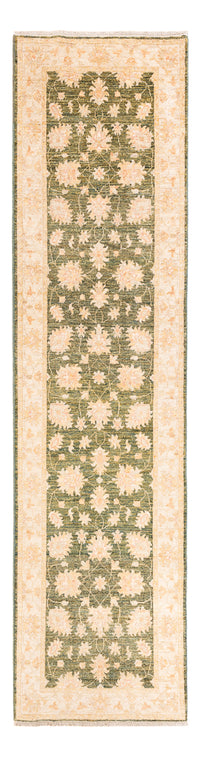 Alfombra de pasillo Alfombra Ziegler - 295 x 80 cm - verde oliva