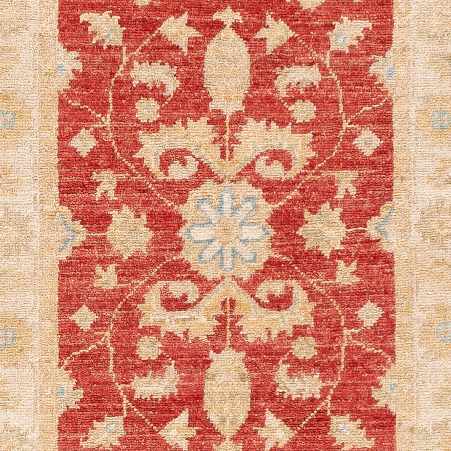 Alfombra de pasillo Alfombra Ziegler - 251 x 61 cm - rojo