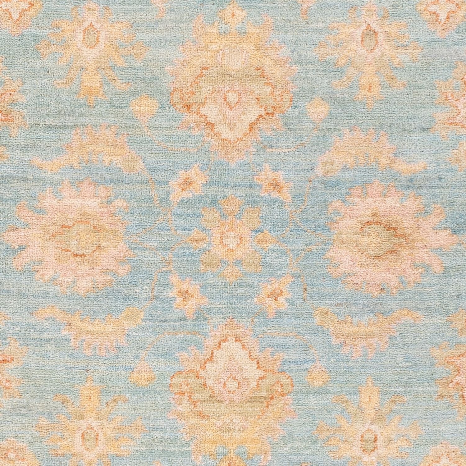 Alfombra Ziegler - 145 x 99 cm - azul claro