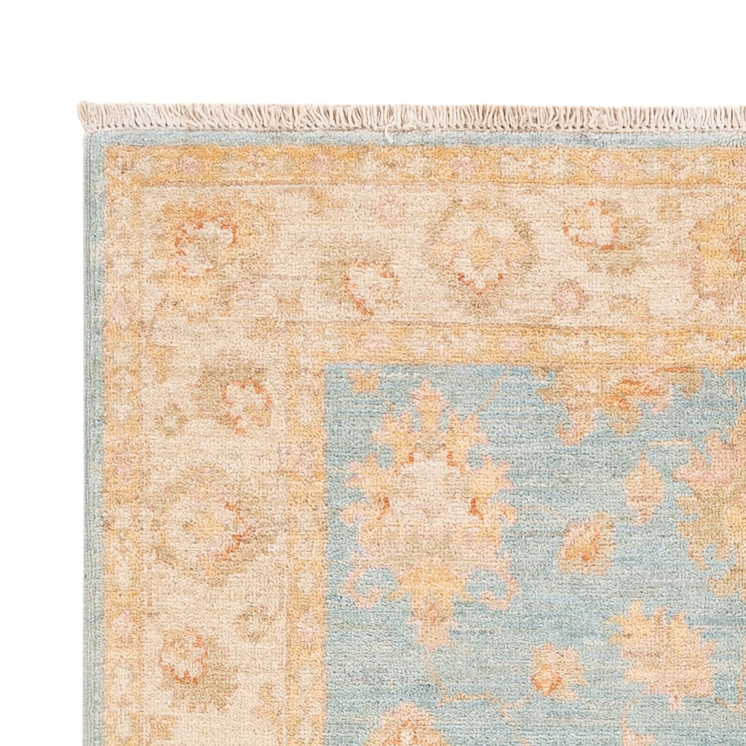 Alfombra Ziegler - 145 x 99 cm - azul claro