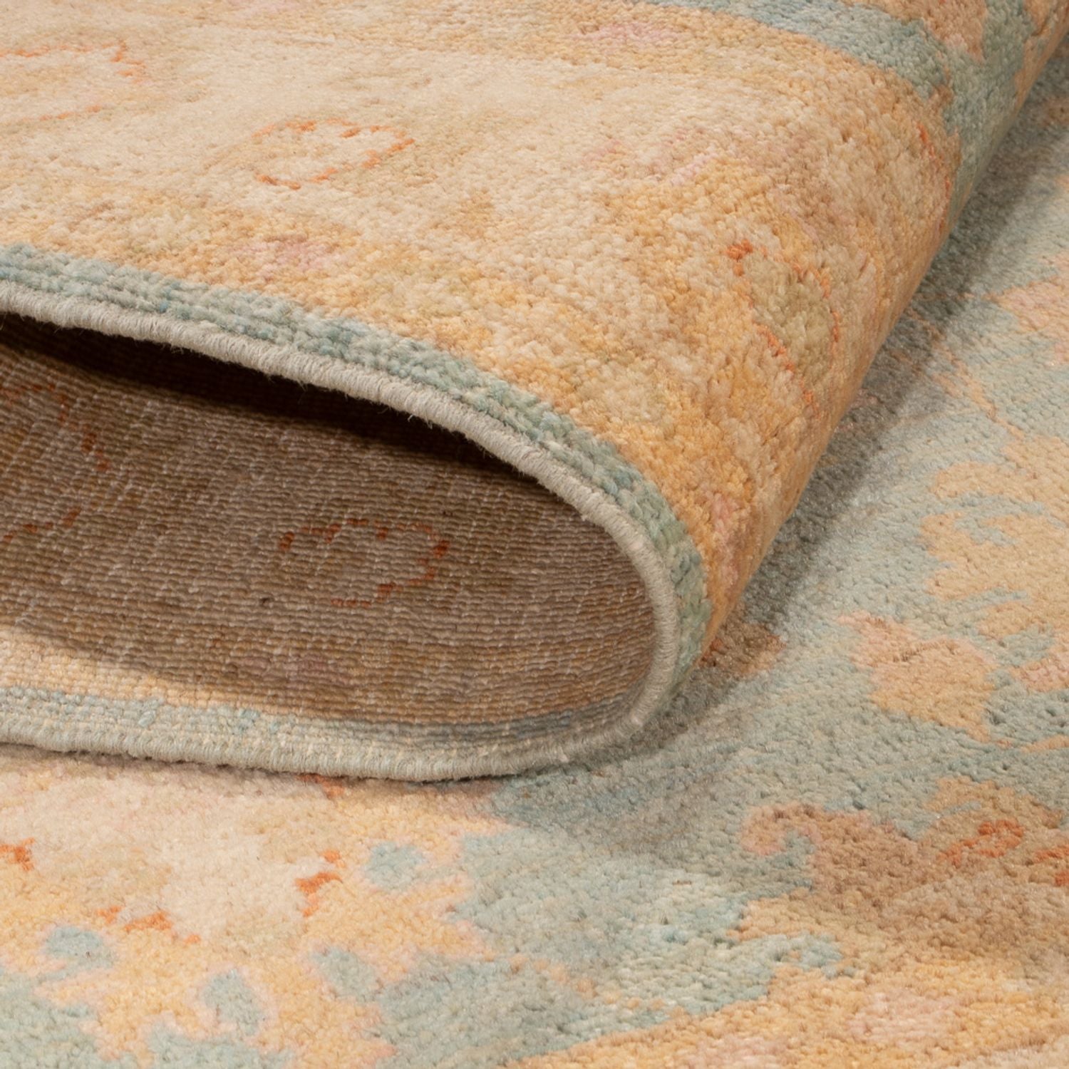 Alfombra Ziegler - 145 x 99 cm - azul claro