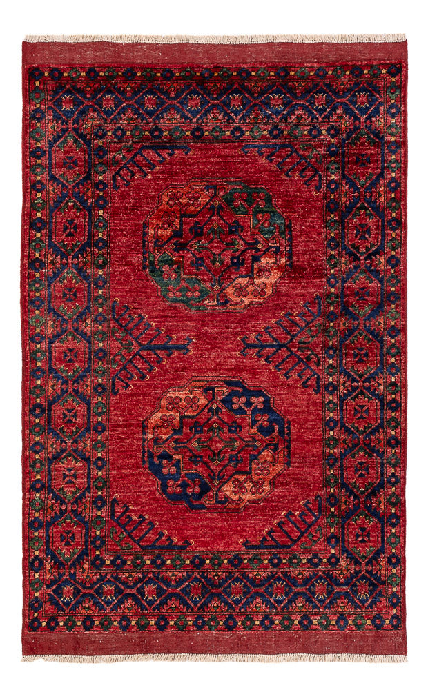 Alfombra afgana - 150 x 100 cm - rojo
