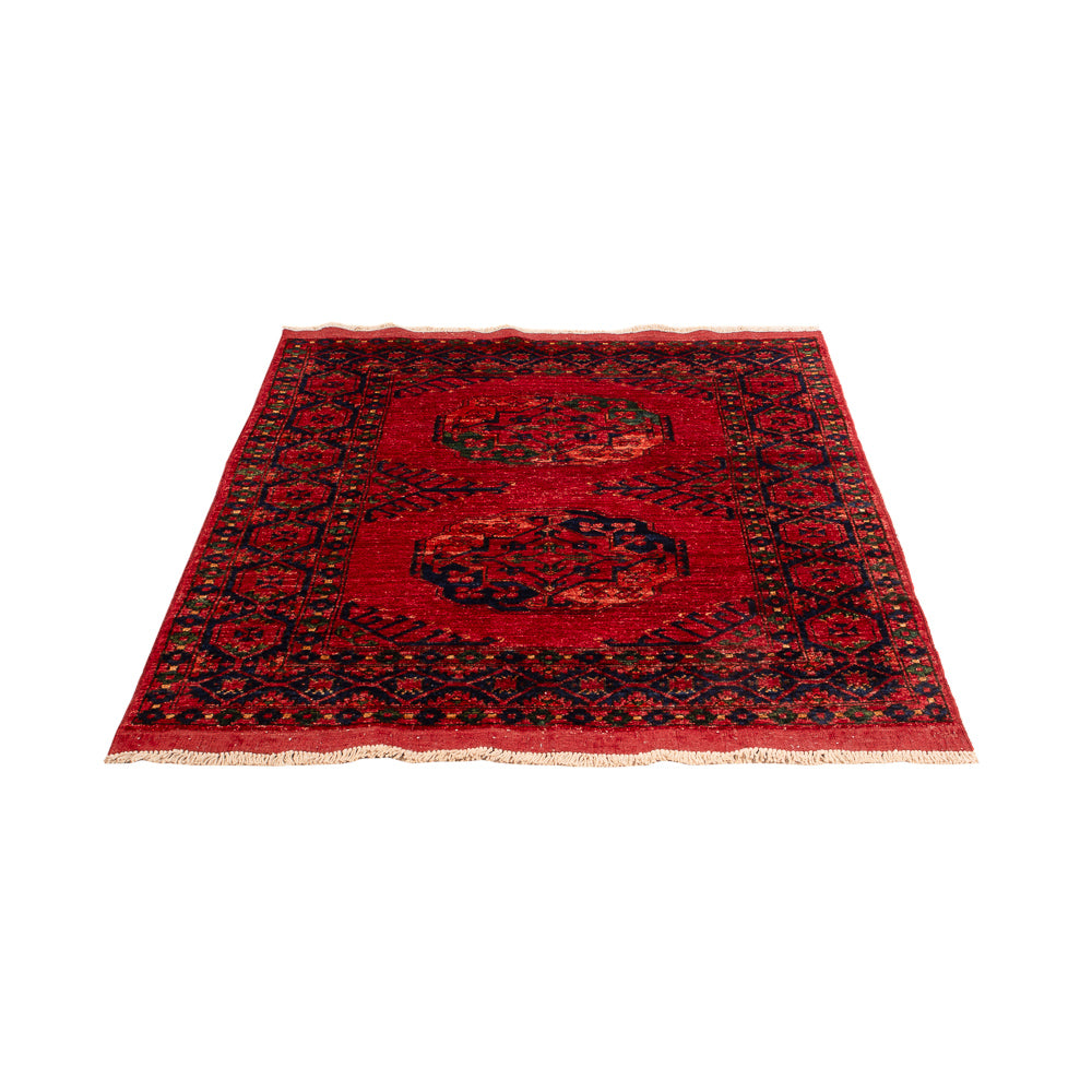 Alfombra afgana - 150 x 100 cm - rojo