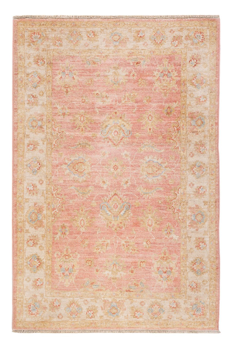 Alfombra Ziegler - 153 x 102 cm - rojo claro