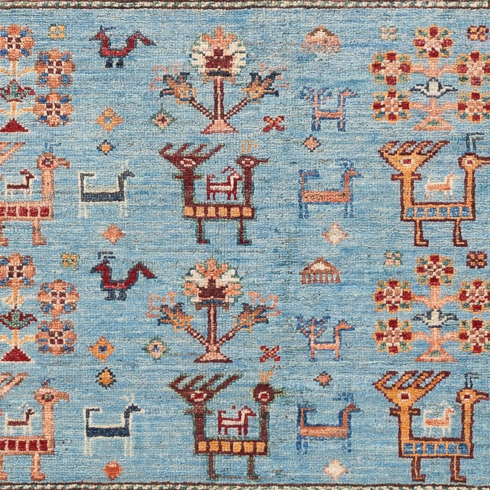 Alfombra Ziegler - Ariana - 150 x 102 cm - azul claro