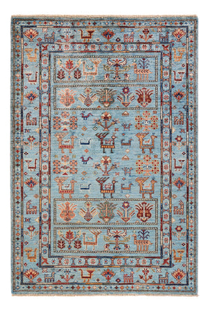 Alfombra Ziegler - Ariana - 154 x 104 cm - azul claro