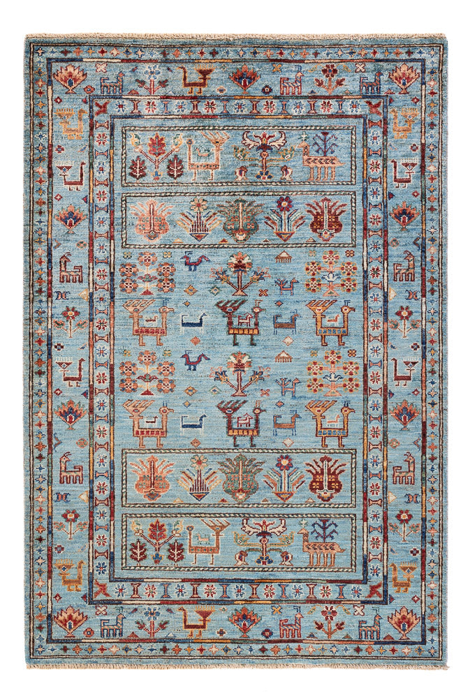 Alfombra Ziegler - Ariana - 154 x 104 cm - azul claro