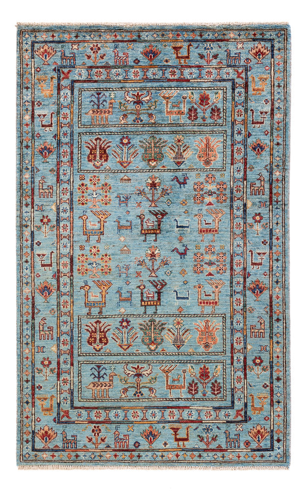Alfombra Ziegler - Ariana - 154 x 99 cm - azul claro