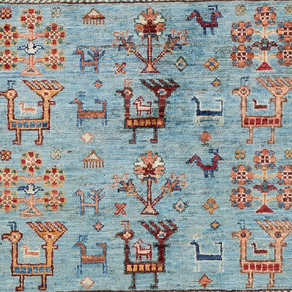 Alfombra Ziegler - Ariana - 154 x 99 cm - azul claro