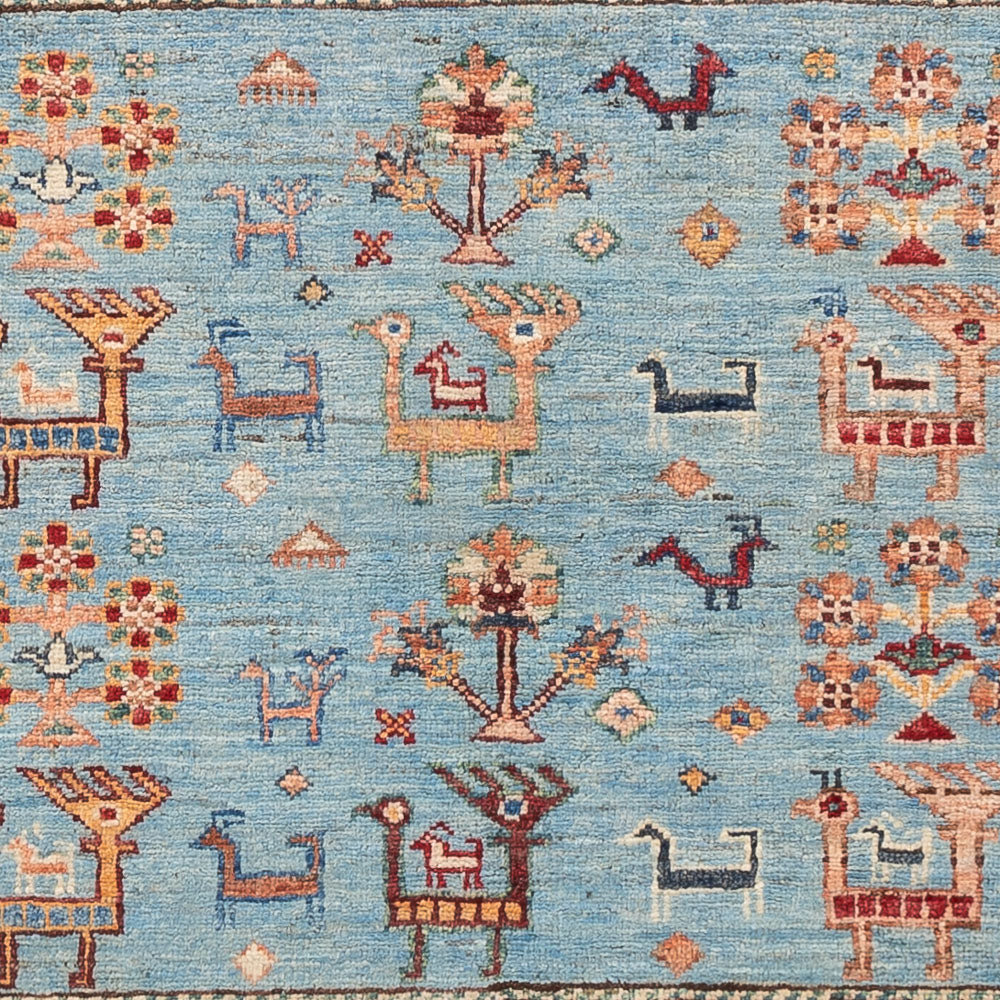 Alfombra Ziegler - Ariana - 150 x 101 cm - azul claro