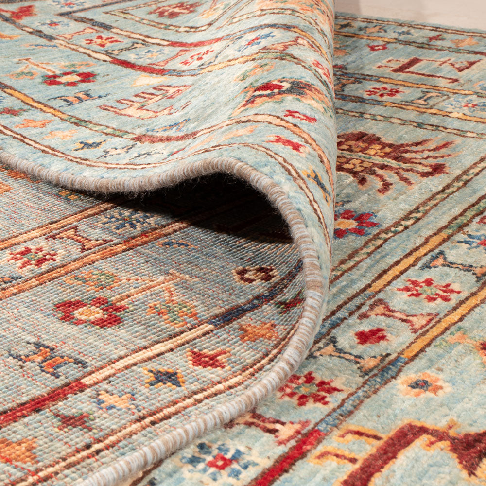 Alfombra Ziegler - Ariana - 150 x 101 cm - azul claro