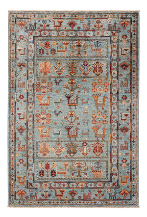 Alfombra Ziegler - Ariana - 153 x 105 cm - azul claro