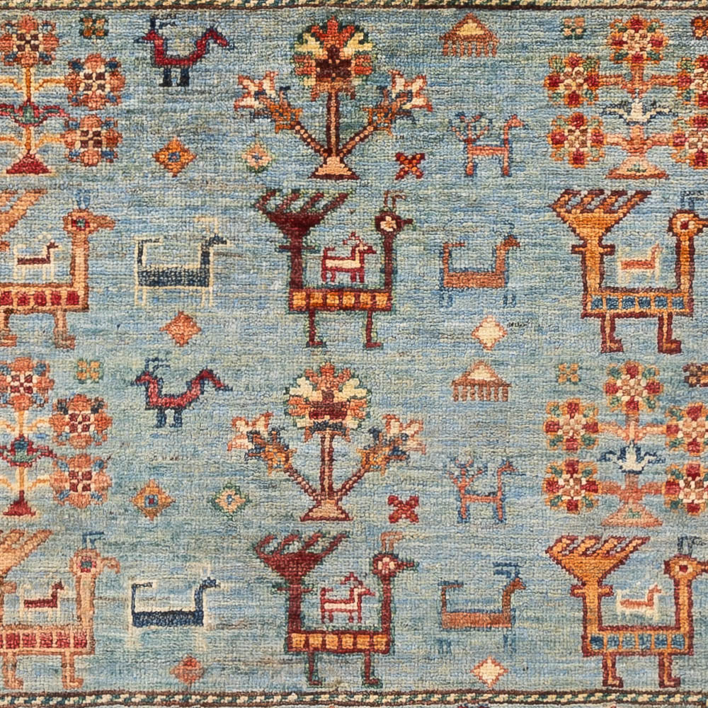 Alfombra Ziegler - Ariana - 153 x 105 cm - azul claro
