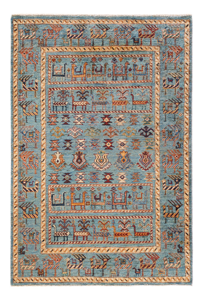 Alfombra Ziegler - Ariana - 149 x 103 cm - azul claro
