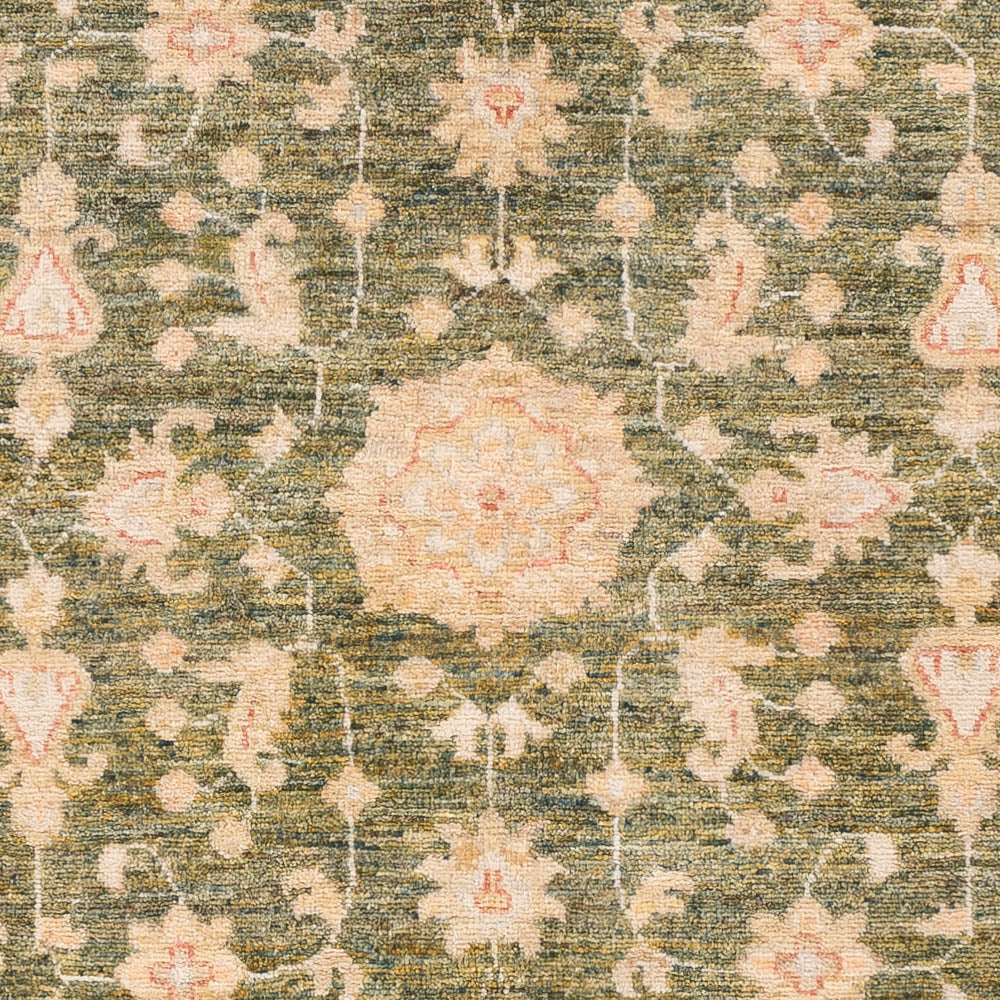 Alfombra Ziegler - 146 x 104 cm - verde oliva