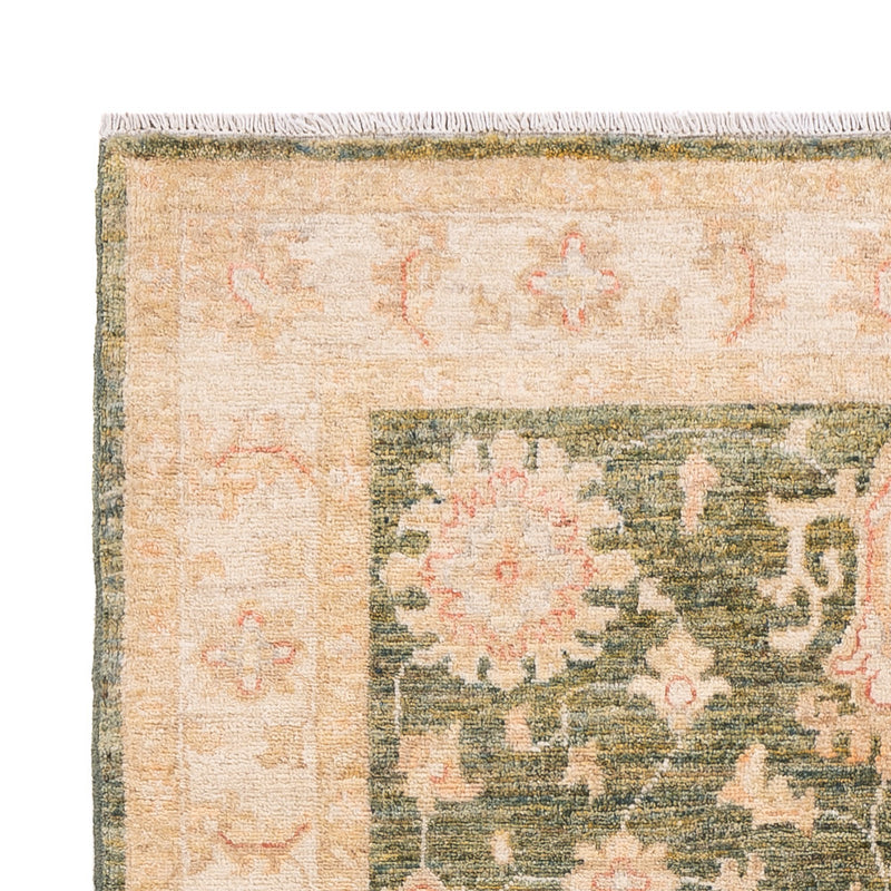 Alfombra Ziegler - 146 x 104 cm - verde oliva