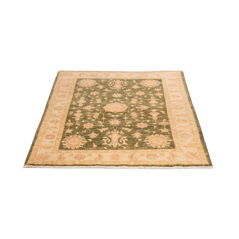 Alfombra Ziegler - 146 x 104 cm - verde oliva