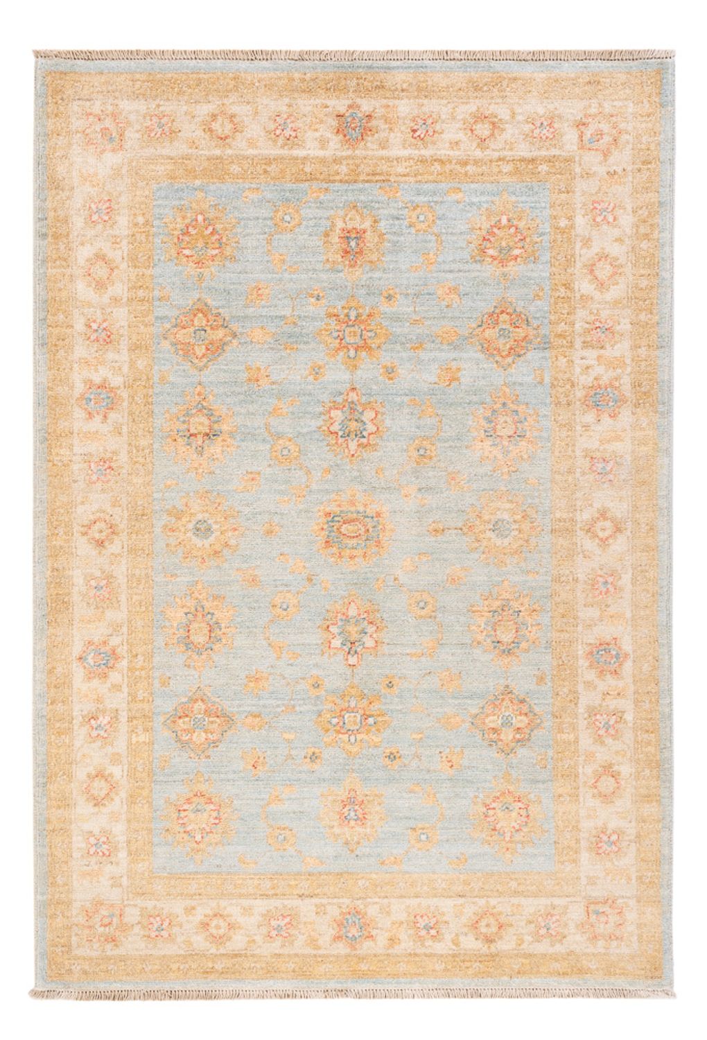 Alfombra Ziegler - 151 x 103 cm - azul claro