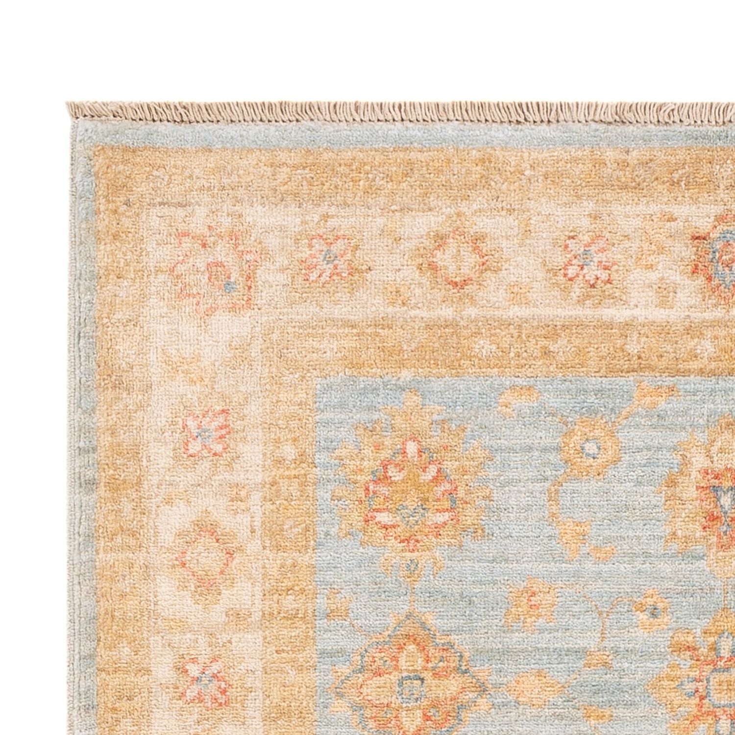 Alfombra Ziegler - 151 x 103 cm - azul claro