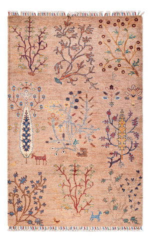 Alfombra Ziegler - Ariana - 158 x 100 cm - beige claro