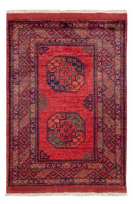 Alfombra afgana - 149 x 104 cm - rojo