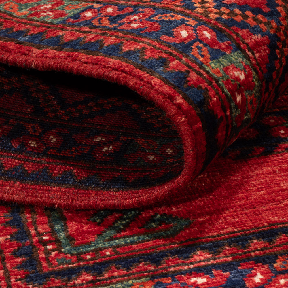 Alfombra afgana - 149 x 104 cm - rojo