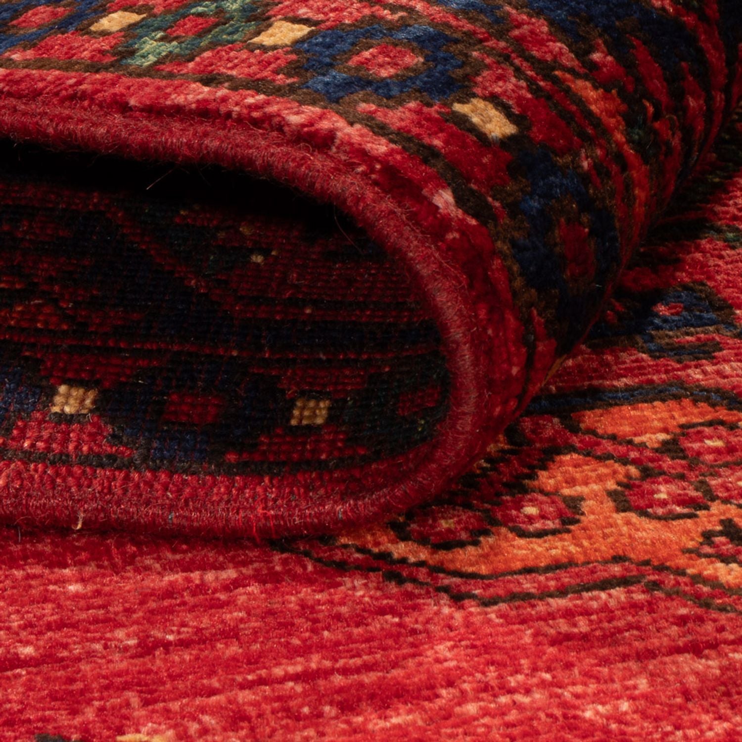 Alfombra afgana - 152 x 105 cm - rojo