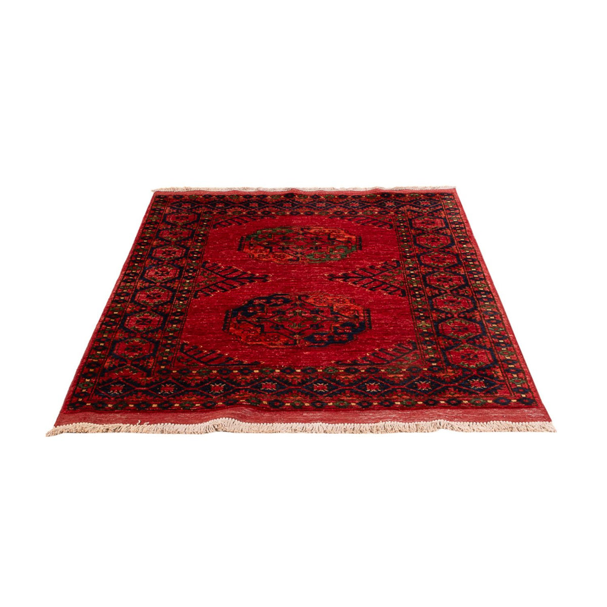 Alfombra afgana - 152 x 105 cm - rojo