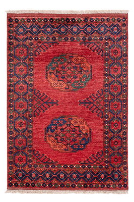 Alfombra afgana - 150 x 104 cm - rojo