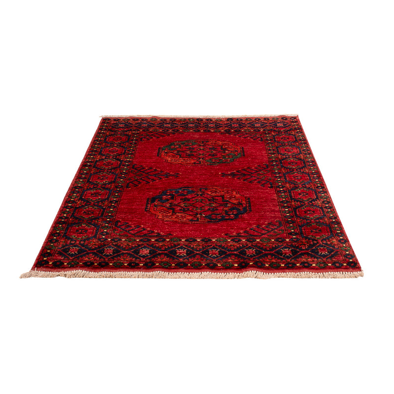 Alfombra afgana - 150 x 104 cm - rojo