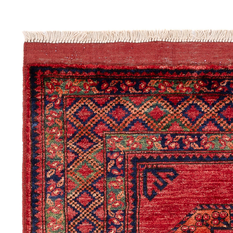 Alfombra afgana - 151 x 101 cm - rojo