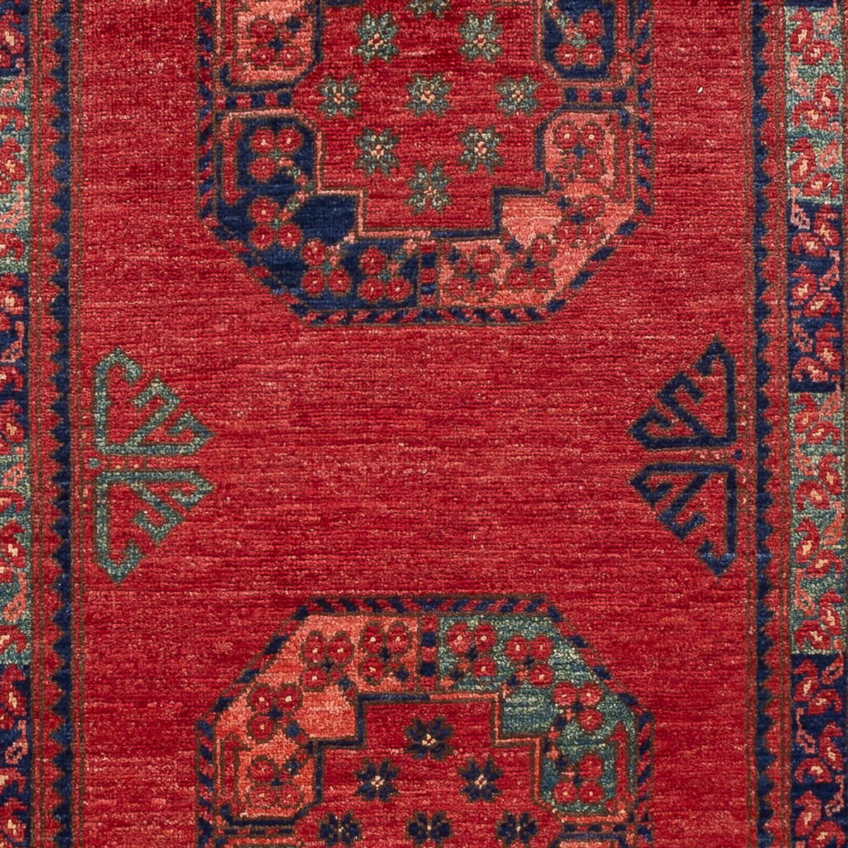 Alfombra afgana - 153 x 103 cm - rojo