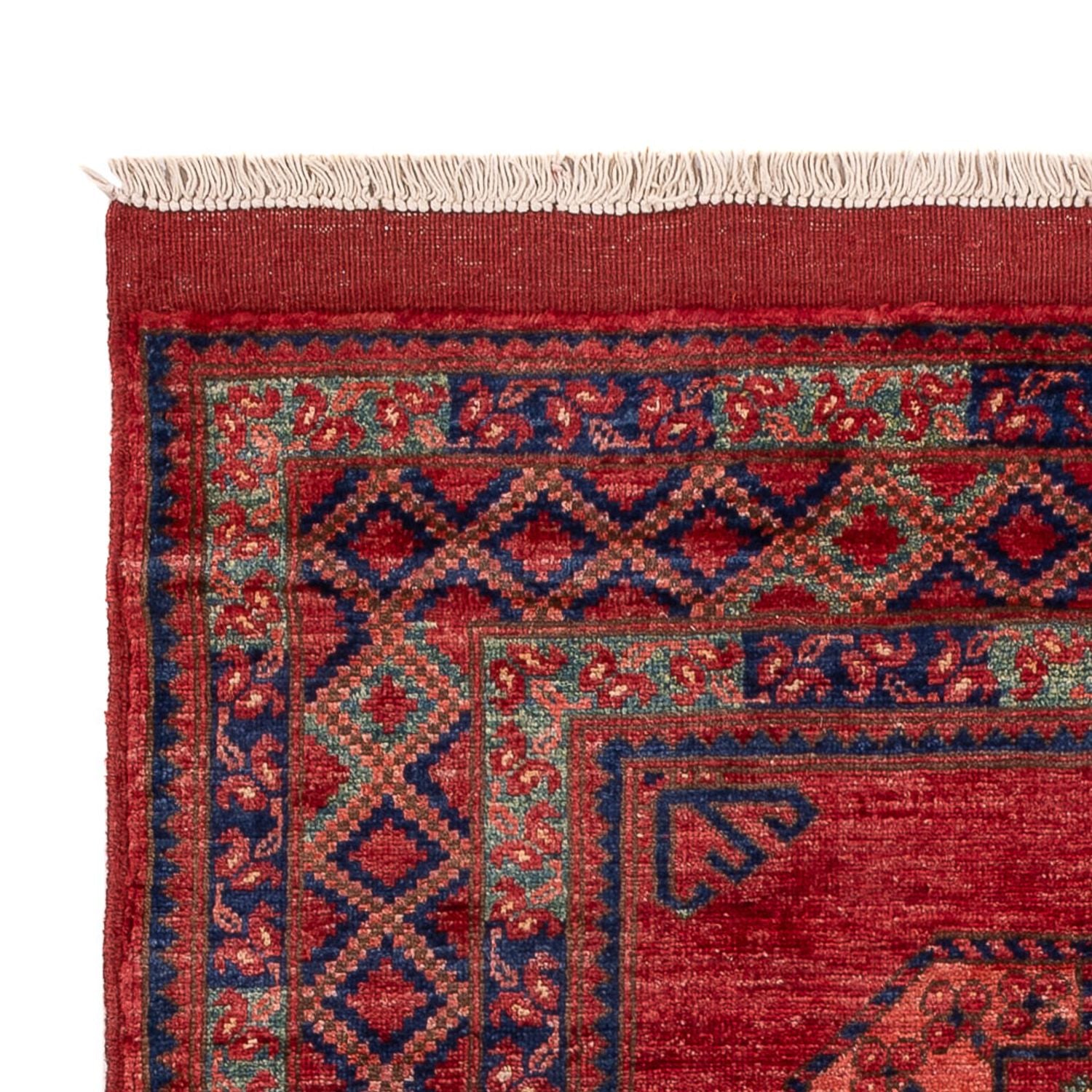Alfombra afgana - 153 x 103 cm - rojo