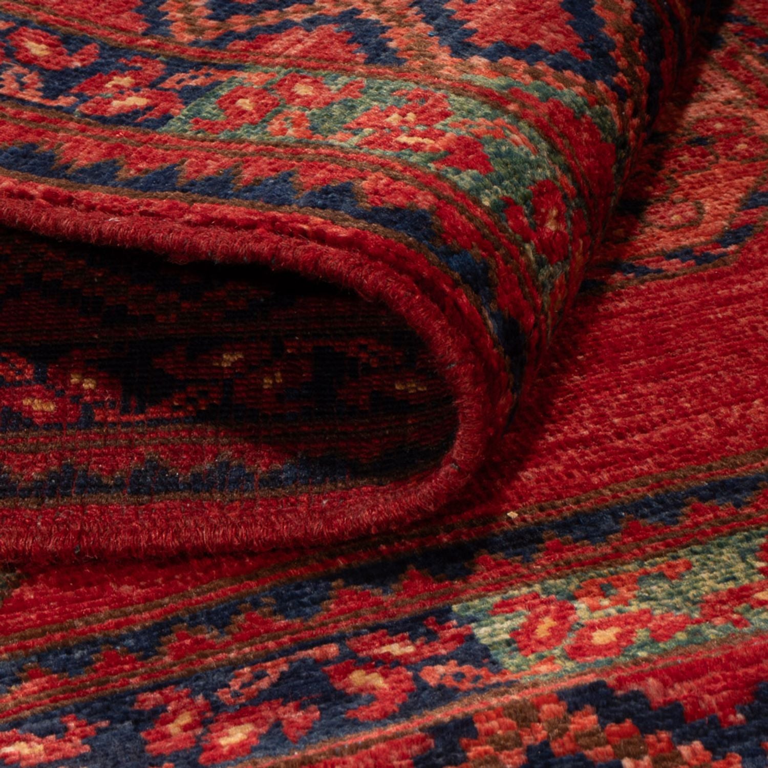 Alfombra afgana - 153 x 103 cm - rojo