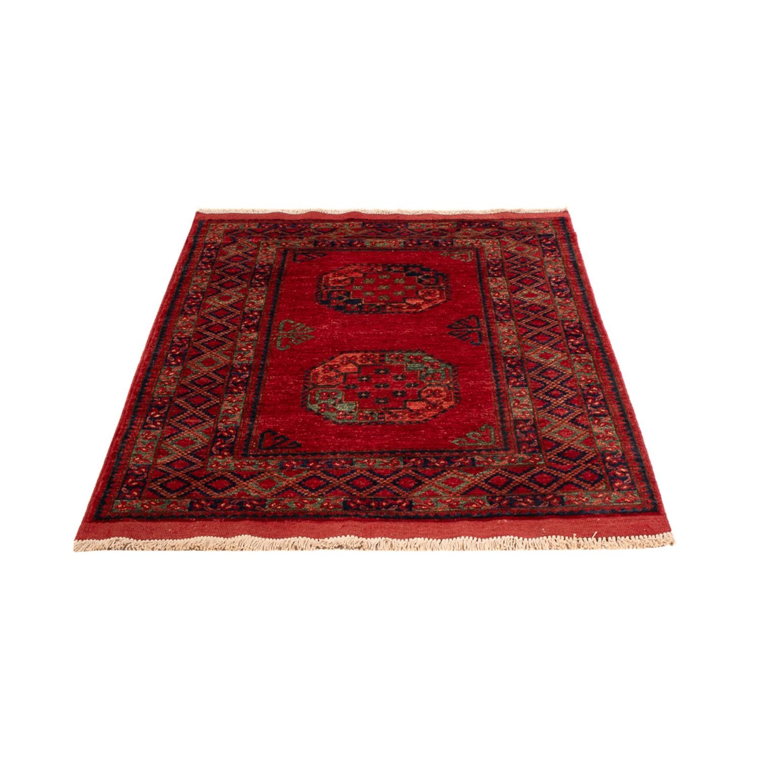 Alfombra afgana - 153 x 103 cm - rojo