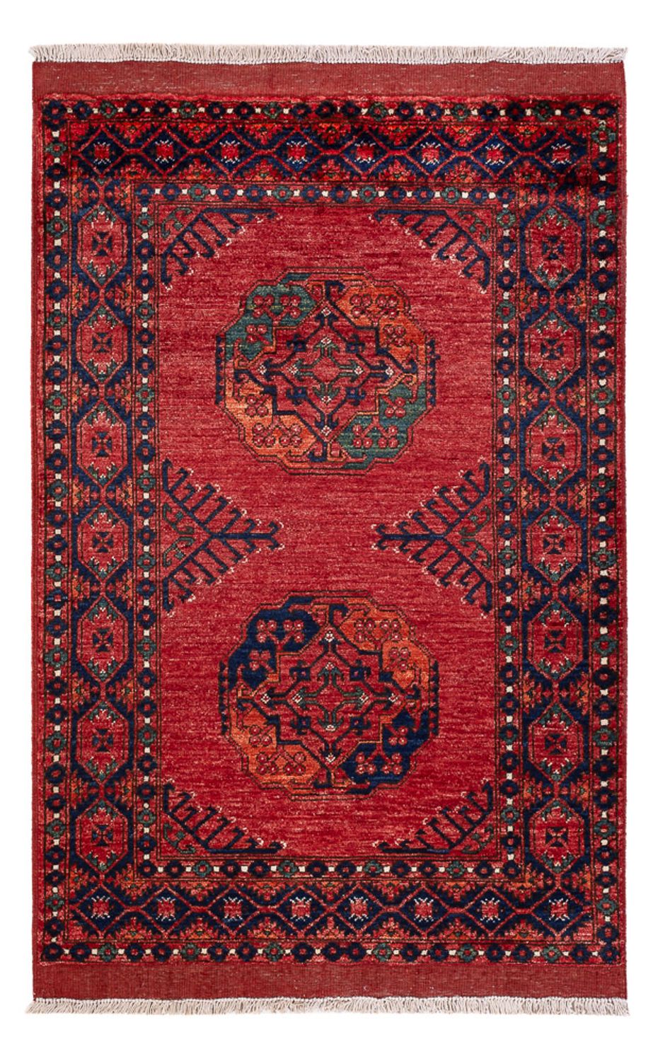 Alfombra afgana - 153 x 103 cm - rojo