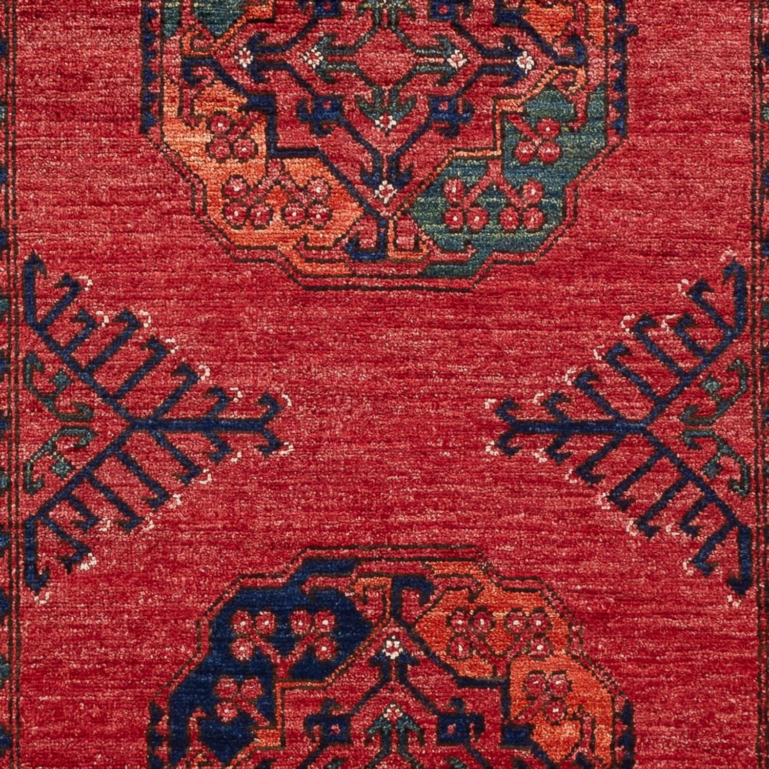 Alfombra afgana - 153 x 103 cm - rojo