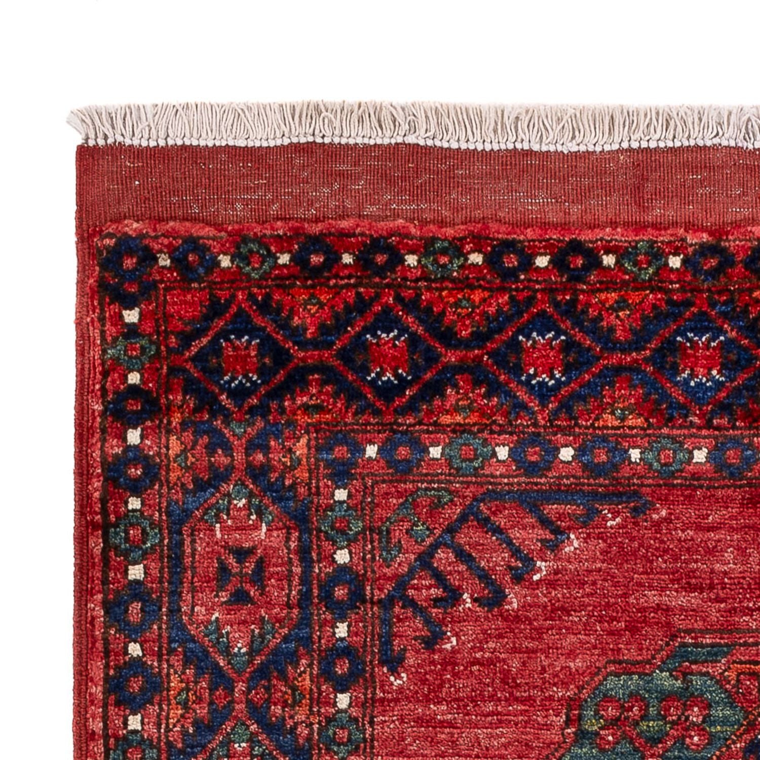 Alfombra afgana - 153 x 103 cm - rojo