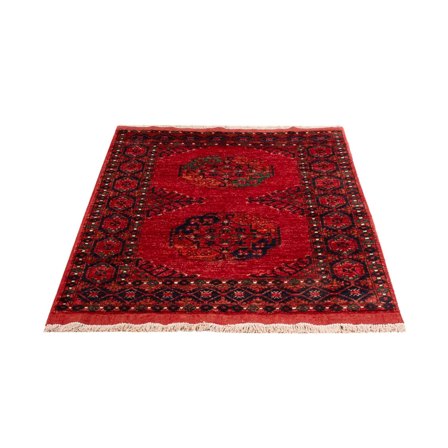 Alfombra afgana - 153 x 103 cm - rojo
