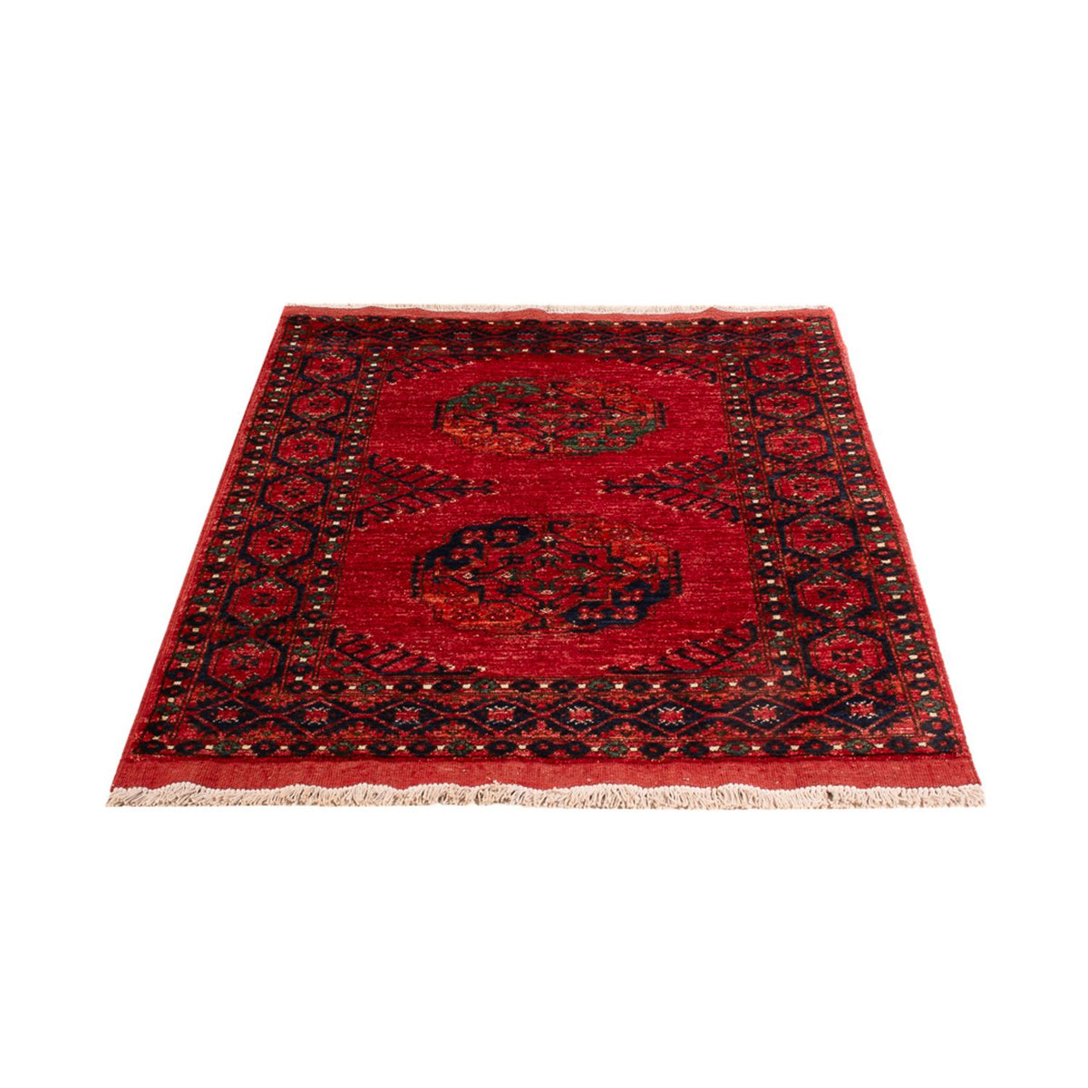 Alfombra afgana - 153 x 103 cm - rojo