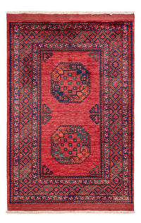 Alfombra afgana - 154 x 102 cm - rojo
