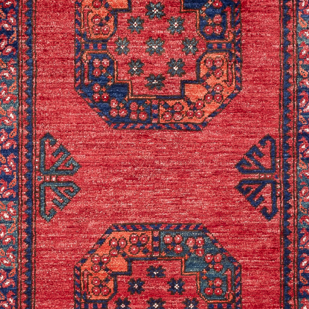 Alfombra afgana - 154 x 102 cm - rojo
