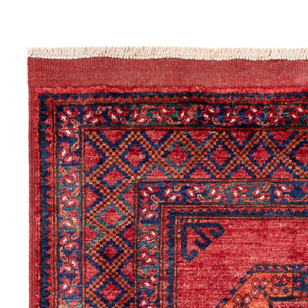 Alfombra afgana - 154 x 102 cm - rojo